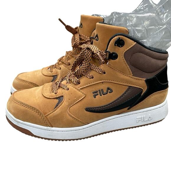 Fila EverLayer Mt Tan & Brown Mid Youth Size 5 - Picture 1 of 8